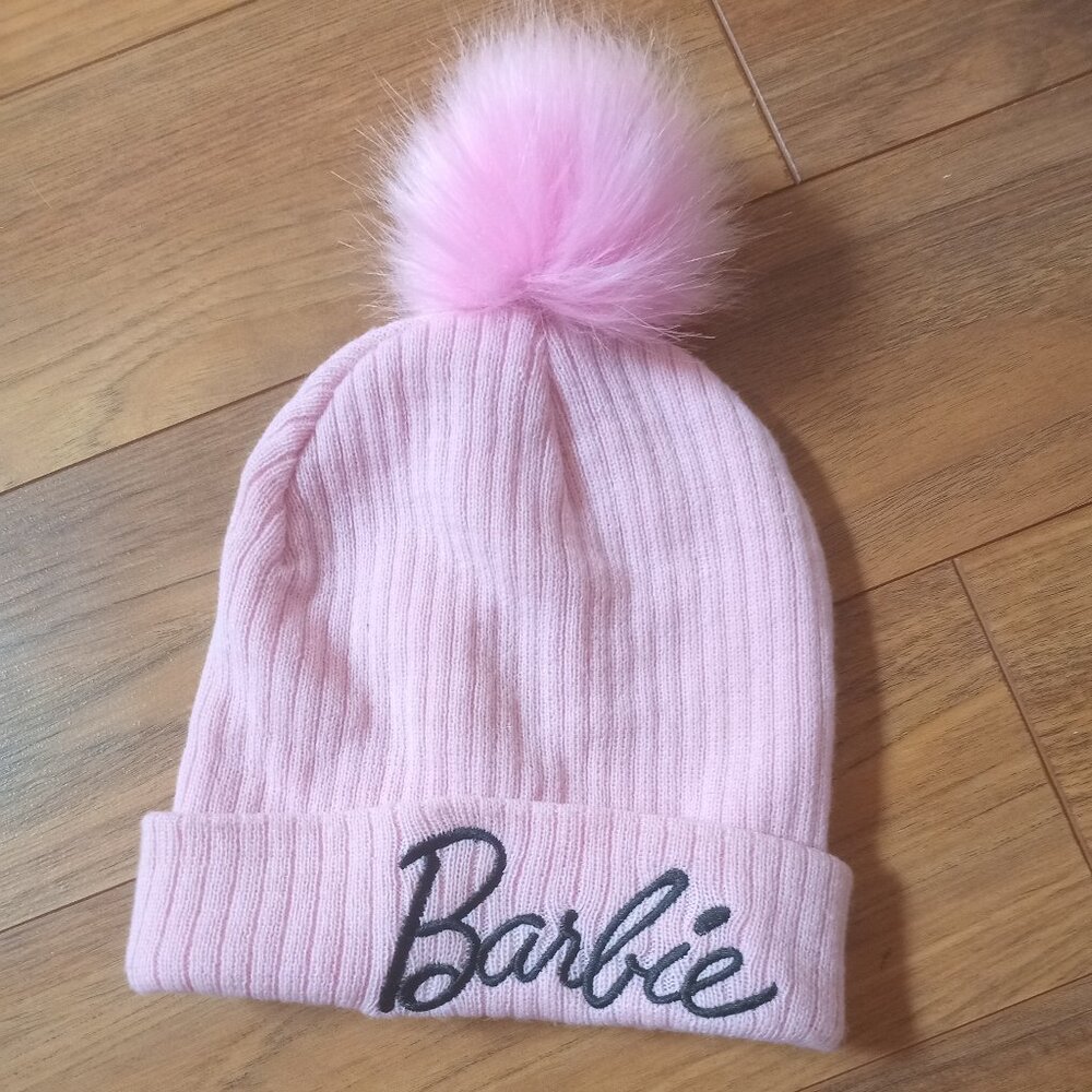 Barbie Hat w/Pom Pom